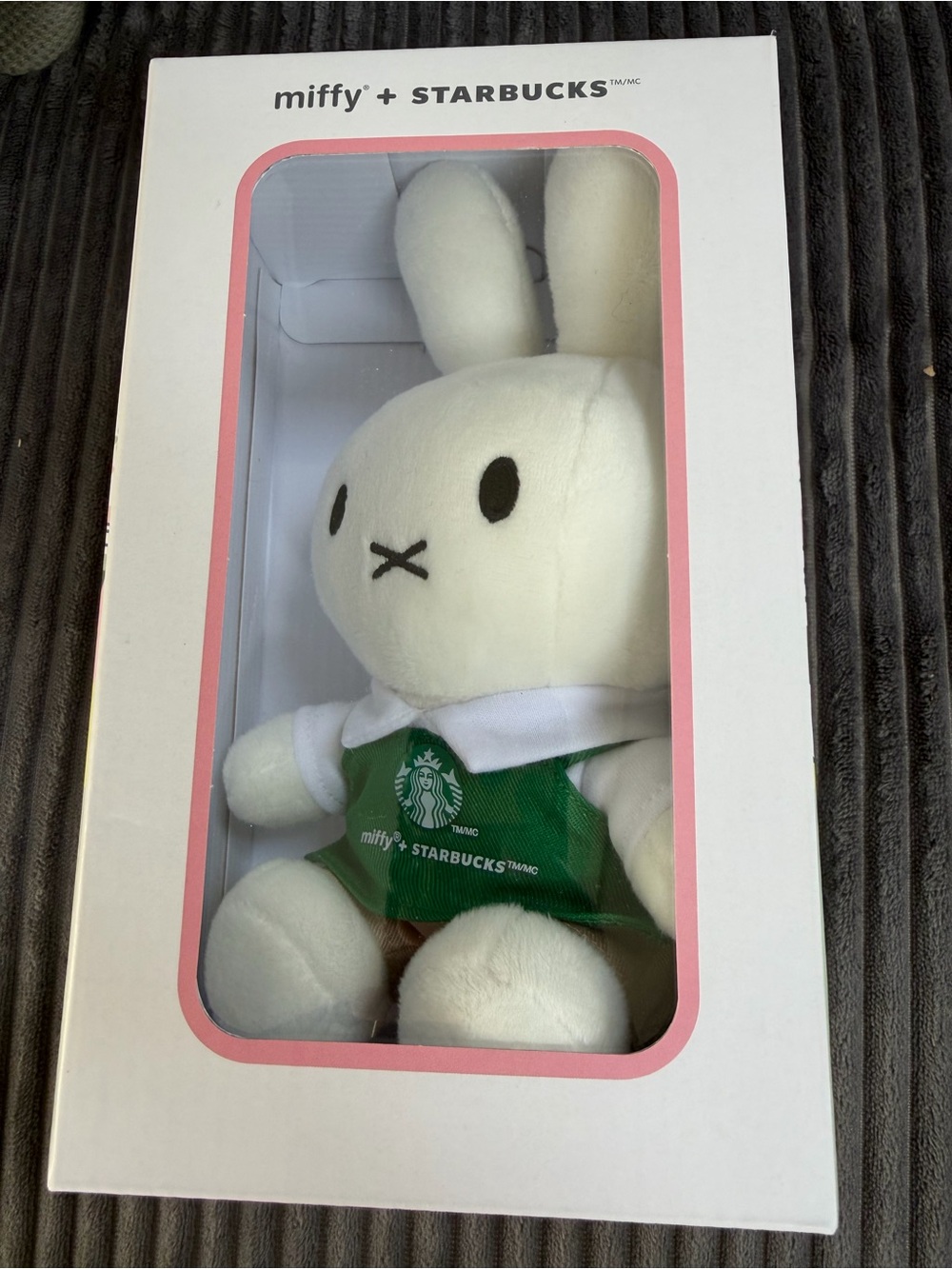 miffy Starbucks Plush Bunny in White and Green